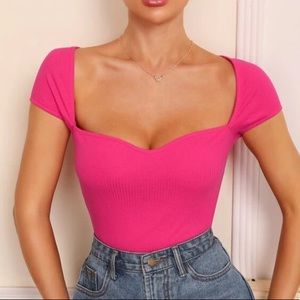 NWOT Pink top